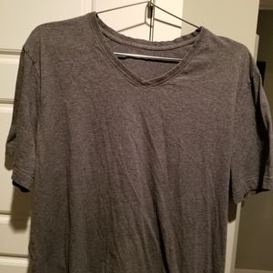 Dark Grey V Neck